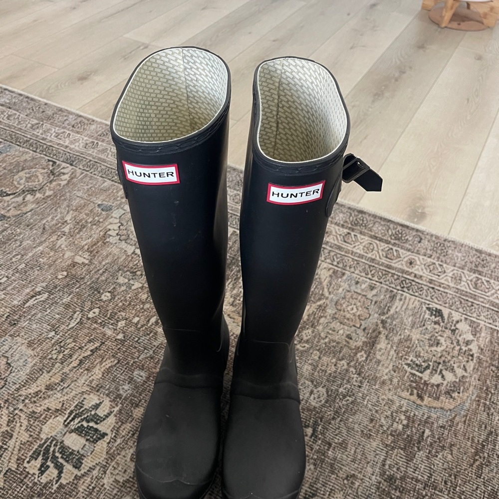 Hunter Tall Rain Boots Womens 10